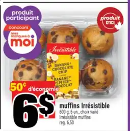 Super C muffins Irrésistible | Irrésistible muffins offer