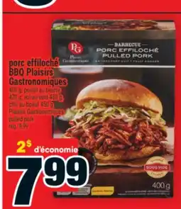 Super C porc effiloché BBQ Plaisirs Gastronomiques | Plaisirs Gastronomiques pulled pork offer