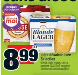 Super C Bière désalcoolisée Selection | Selection de-alcoholized beer offer