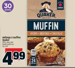 Super C mélange à muffins Quaker | Quaker muffin mix offer