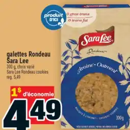 Super C galettes Rondeau SaraLee | SaraLee Rondeau cookies offer