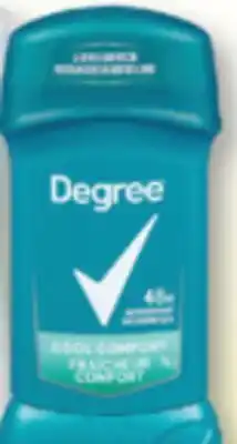 Familiprix DEGREE, Selected antiperspirants or deodorants offer