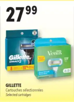 Familiprix GILLETTE, Selected cartridges offer