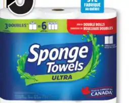 Familiprix SPONGE TOWELS, Ultra or Ultra Pro, Paper towels, 3 double rolls offer