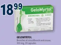 Familiprix GELOMYRTOL Bronchi and sinuses, 300mg, 20capsules offer