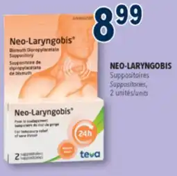 Familiprix NEO-LARYNGOBIS, Suppositories, 2 units offer
