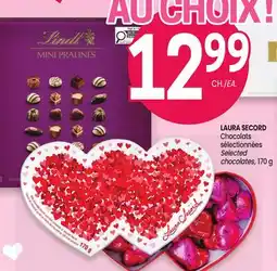Uniprix LAURA SECORD Chocolats sélectionnées,Selected chocolates offer