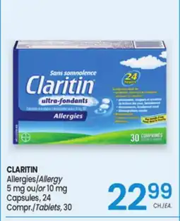 Uniprix CLARITIN Allergies/Allergy ou/or Capsules, Compr./Tablets offer