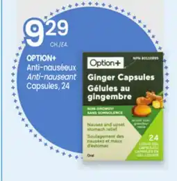 Uniprix OPTION+ Anti-nauséeux/Anti-nauseant offer
