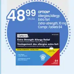 Uniprix OPTION+ Allergies/Allergy Extra fort/Extra-strength, 10 mg Compr.Tablets offer