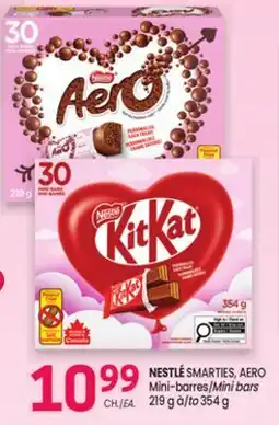 Uniprix NESTLÉ SMARTIES, AERO Mini barres/Mini bars offer