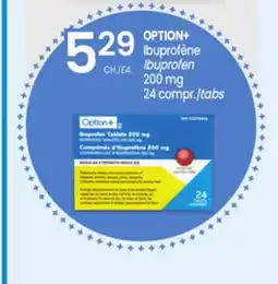 Uniprix OPTION+ Ibuprofène/Ibuprofen 200 mg offer