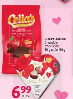 Uniprix CELLA'S, FREDDO Chocolats/Chocolates offer