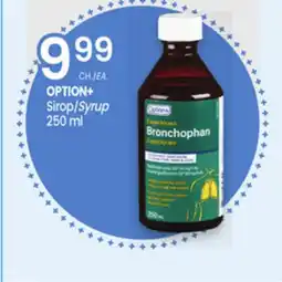 Uniprix OPTION+ Sirop/Syrup offer