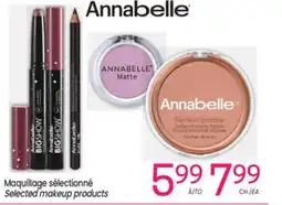 Uniprix ANNABELLE Maquillage sélectionné/Selected makeup products offer