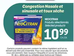 Uniprix NEOCITRAN Produits sélectionnés/ Selected products offer