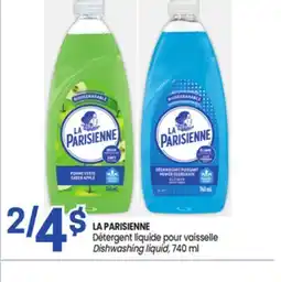Uniprix LA PARISIENNE Détergent liquide pour/vaisselle Dishwashing liquid offer