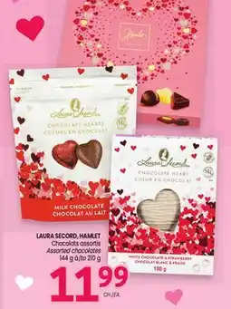 Uniprix LAURA SECORD, HAMLET Chocolats assortis/Assorted chocolates offer