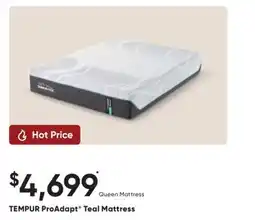 Dormez Vous TEMPUR ProAdapt Teal Mattress offer