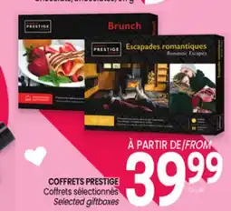 Uniprix COFFRETS PRESTIGE Coffrets sélectionnés/Selected giftboxes offer