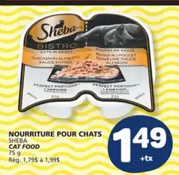 Marché Bonichoix SHEBA CAT FOOD offer