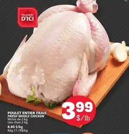 Marché Bonichoix FRESH WHOLE CHICKEN offer