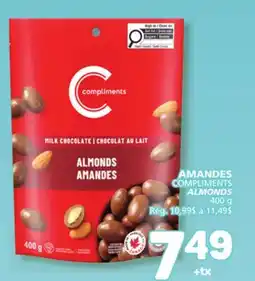Marché Bonichoix COMPLIMENTS ALMONDS offer