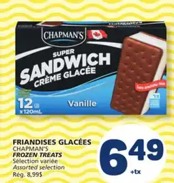 Marché Bonichoix CHAPMAN'S FROZEN TREATS offer