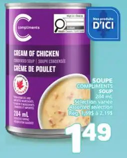 Marché Bonichoix COMPLIMENTS SOUP offer