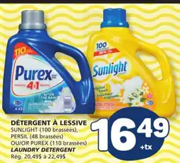 Marché Bonichoix SUNLIGHT (100 brassées), PERSIL (48 brassées) OR PUREX (110 brassées) LAUNDRY DETERGENT offer