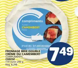 Marché Bonichoix COMPLIMENTS CHEESE offer