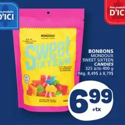 Marché Bonichoix MONDOUX SWEET SIXTEEN CANDIES offer