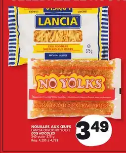 Marché Bonichoix LANCIA OR NO YOLKS EGG NOODLES offer