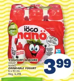 Marché Bonichoix IÖGO NANÖ DRINKABLE YOGURT offer