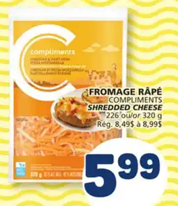 Marché Bonichoix COMPLIMENTS SHREDDED CHEESE offer