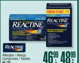 Jean Coutu REACTINE Allergy offer