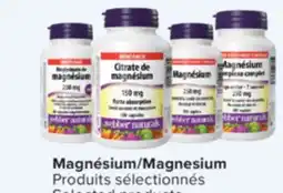 Jean Coutu WEBBER NATURALS Magnesium Selected products offer