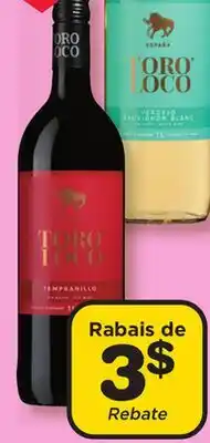 Marché Bonichoix TORO LOCO WHITE WINE offer