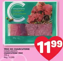 Marché Bonichoix COMPLIMENTS CHARCUTERIE TRIO offer