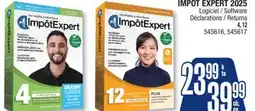 Jean Coutu IMPÔT EXPERT 2025 Software Returns offer