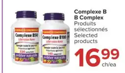 Jean Coutu WEBBER NATURALS B Complex Selected products offer