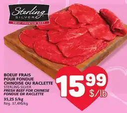 Marché Bonichoix STERLING SILVER FRESH BEEF FOR CHINESE FONDUE OR RACLETTE offer