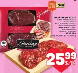 Marché Bonichoix C'EST PRÊT! À CUIRE, STERLING SILVER OR TOP GOURMET BEEF FLAP STEAK offer