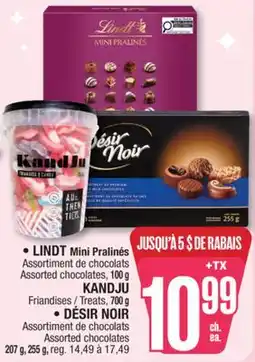 Jean Coutu LINDT, KANDJU, DÉSIR NOIR Selected Products offer