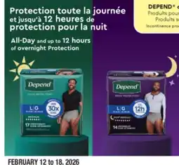 Jean Coutu DEPEND offer