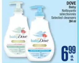 Jean Coutu DOVE Baby Selected cleansers offer