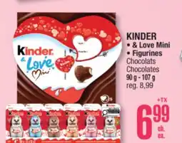 Jean Coutu KINDER • & Love Mini • Figurines Chocolates offer