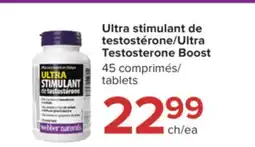 Jean Coutu WEBBER NATURALS Ultra Testosterone Boost offer