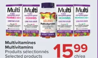 Jean Coutu Webber Naturals Multivitamins Selected products offer