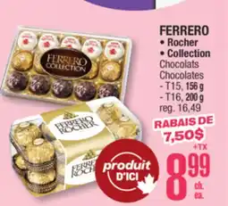 Jean Coutu FERRERO Rocher, Collection Chocolates offer
